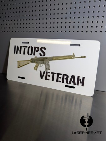 US metall skilt AG3